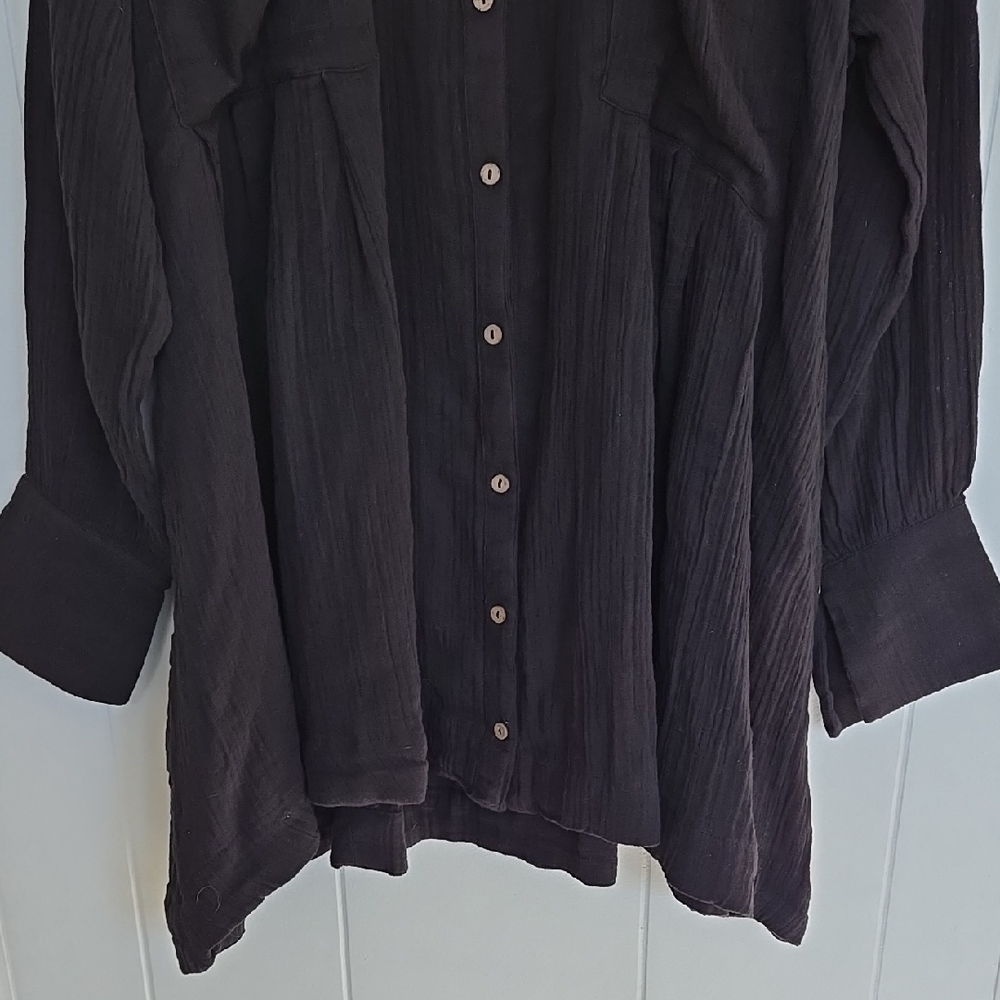 Free People The Voyager Shirtdress Size M - Picture 7 of 16
